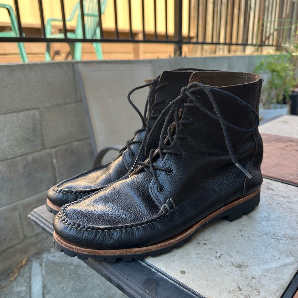 Quoddy Perry moc toe boots US 10